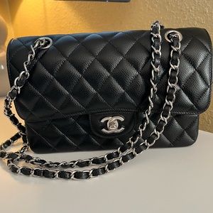SOLD CHANEL Classic Red Interior Flap Bag Maxi Black Leather